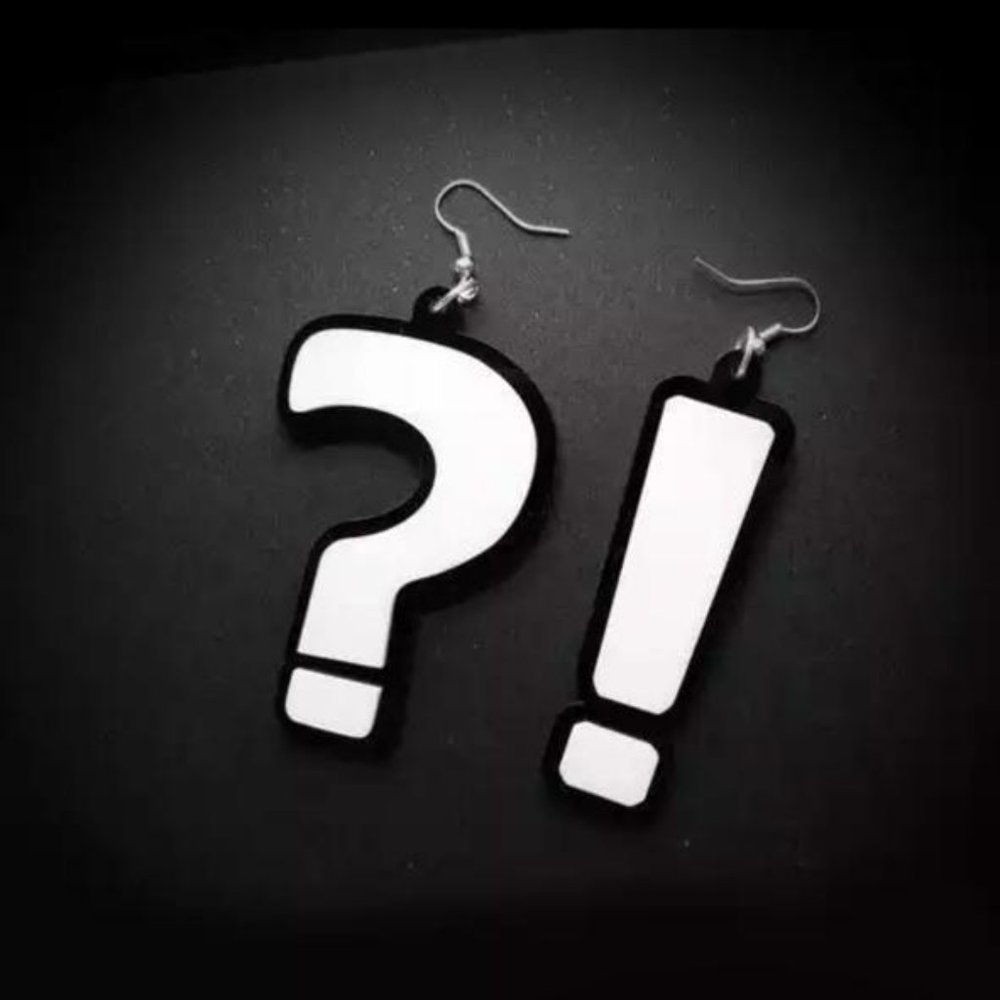 COPY - Korean Style Earrings "!?"